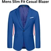 image:imageCOOFANDY Mens Slim Fit Casual Blazers Lightweight Sport Coats One Button Suit JacketsRoyal Blue
