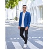 image:imageCOOFANDY Mens Slim Fit Casual Blazers Lightweight Sport Coats One Button Suit JacketsRoyal Blue