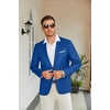 image:imageCOOFANDY Mens Slim Fit Casual Blazers Lightweight Sport Coats One Button Suit JacketsRoyal Blue