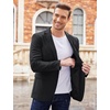 image:imageCOOFANDY Mens Sport Coat Casual Blazer One Button Business Suit JacketBlack