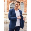 image:imageCOOFANDY Mens Sport Coat Casual Blazer One Button Business Suit JacketBlue