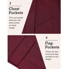 image:imageCOOFANDY Mens Sport Coat Casual Blazer One Button Business Suit JacketBurgundy