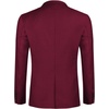 image:imageCOOFANDY Mens Sport Coat Casual Blazer One Button Business Suit JacketBurgundy