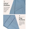 image:imageCOOFANDY Mens Sport Coat Casual Blazer One Button Business Suit JacketClear Blue