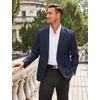 image:imageCOOFANDY Mens Sport Coat Casual Blazer One Button Business Suit JacketDark Blue