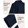 image:imageCOOFANDY Mens Sport Coat Casual Blazer One Button Business Suit JacketDark Blue