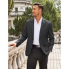 image:imageCOOFANDY Mens Sport Coat Casual Blazer One Button Business Suit JacketDark Grey