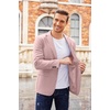 image:imageCOOFANDY Mens Sport Coat Casual Blazer One Button Business Suit JacketDark Pink