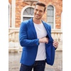 image:imageCOOFANDY Mens Sport Coat Casual Blazer One Button Business Suit JacketGem Blue