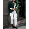 image:imageCOOFANDY Mens Sport Coat Casual Blazer One Button Business Suit JacketGreen