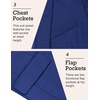 image:imageCOOFANDY Mens Sport Coat Casual Blazer One Button Business Suit JacketGrey Blue
