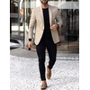 image:imageCOOFANDY Mens Sport Coat Casual Blazer One Button Business Suit JacketKhaki