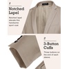 image:imageCOOFANDY Mens Sport Coat Casual Blazer One Button Business Suit JacketKhaki