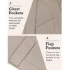 image:imageCOOFANDY Mens Sport Coat Casual Blazer One Button Business Suit JacketKhaki
