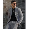 image:imageCOOFANDY Mens Sport Coat Casual Blazer One Button Business Suit JacketLight Grey