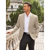 image:imageCOOFANDY Mens Sport Coat Casual Blazer One Button Business Suit JacketLight Khaki