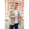 image:imageCOOFANDY Mens Sport Coat Casual Blazer One Button Business Suit JacketLight Khaki