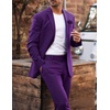 image:imageCOOFANDY Mens Sport Coat Casual Blazer One Button Business Suit JacketPurple