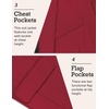 image:imageCOOFANDY Mens Sport Coat Casual Blazer One Button Business Suit JacketWine Red