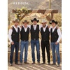 image:imageCOOFANDY Mens Suede Leather Vest Cowboy Western Waistcoat Casual Slim Fit Suit VestBlack With Pattern