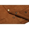 image:imageCOOFANDY Mens Suede Leather Vest Cowboy Western Waistcoat Casual Slim Fit Suit VestBrown