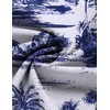 image:imageCOOFANDY Mens Summer Beach Outfits 2 Piece Short Sleeve Shirts and Shorts Vacation Texture Linen Sets for MenCoconut Treewhite