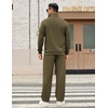 image:imageCOOFANDY Mens Sweatsuits 2 Piece Set Quarter Zip Pullover with Wide Leg Sweatpants Matching TracksuitOlive Green