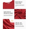 image:imageCOOFANDY Mens Swim Shirt Short Sleeve UPF 50 Sun Shirt Rash Guard TShirts Quick Dry Beach Shirts BreathableRed