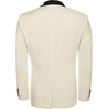 image:imageCOOFANDY Mens Tuxedo Jacket One Button Dress Suit Blazer Jacket for Wedding Dinner Prom PartyBeige