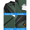 image:imageCOOFANDY Mens Tuxedo Jacket One Button Dress Suit Blazer Jacket for Wedding Dinner Prom PartyDeep Green