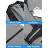 image:imageCOOFANDY Mens Tuxedo Jacket One Button Dress Suit Blazer Jacket for Wedding Dinner Prom PartyGray