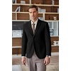 image:imageCOOFANDY Mens Tweed Blazer Slim Fit Casual Sport Coat Two Button Knit Suit JacketBlack