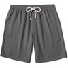 image:imageCOOFANDY Mens UltraLight Summer Shorts Casual Drawstring 9 Linen Shorts with PocketsDark Grey