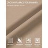 image:imageCOOFANDY Mens UltraLight Summer Shorts Casual Drawstring 9 Linen Shorts with PocketsKhaki