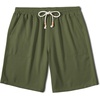 image:imageCOOFANDY Mens UltraLight Summer Shorts Casual Drawstring 9 Linen Shorts with PocketsOlive Green