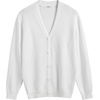 image:imageCOOFANDY Mens V Neck Cardigan Sweater Casual Lightweight Button Down Knitted Cardigan SweaterAll White