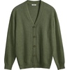 image:imageCOOFANDY Mens V Neck Cardigan Sweater Casual Lightweight Button Down Knitted Cardigan SweaterArmy Green