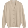 image:imageCOOFANDY Mens V Neck Cardigan Sweater Casual Lightweight Button Down Knitted Cardigan SweaterBeige