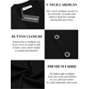 image:imageCOOFANDY Mens V Neck Cardigan Sweater Casual Lightweight Button Down Knitted Cardigan SweaterBlack