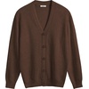 image:imageCOOFANDY Mens V Neck Cardigan Sweater Casual Lightweight Button Down Knitted Cardigan SweaterBrown