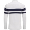 image:imageCOOFANDY Mens V Neck Cardigan Sweater Casual Lightweight Button Down Knitted Cardigan SweaterWhite Stripe