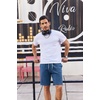 image:imageCOOFANDY Mens Washed Vintage Shorts Casual Relaxed Fit Drawstring Waist Beach Shorts Streetwear Style with 3 PocketsBlue