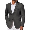 image:imageCOOFANDY Mens Blazer Business Suit Jacket Slim Fit Two Button Casual Sport CoatsDark Grey