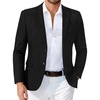 image:imageCOOFANDY Mens Blazer Casual Sport Coats Two Buttons Lightweight Suit JacketBlack