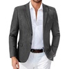 image:imageCOOFANDY Mens Blazer Casual Sport Coats Two Buttons Lightweight Suit JacketDark Charcoal