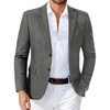 image:imageCOOFANDY Mens Blazer Casual Sport Coats Two Buttons Lightweight Suit JacketGray