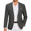 image:imageCOOFANDY Mens Blazer Casual Two Buttons Sport Coat Slim Fit Lightweight Suit JacketsDark Grey