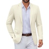 image:imageCOOFANDY Mens Casual Blazer Lightweight Sport Coats Two Buttons Slim Fit Suit Jacket for Business Wedding DressBeige