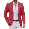 image:imageCOOFANDY Mens Casual Blazer Lightweight Sport Coats Two Buttons Slim Fit Suit Jacket for Business Wedding DressDark Red