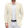 image:imageCOOFANDY Mens Casual Blazer One Button Sport Coat Lightweight Business Suit JacketBeige